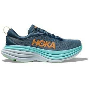 HOKA ONE ONE Bondi 8 - Bleu / Gris / Orange - taille 40 2/3 2024