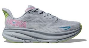 Hoka One One Clifton 9 Large D - femme - gris