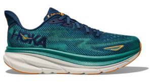 Hoka One One Clifton 9 Large 2E - homme - bleu