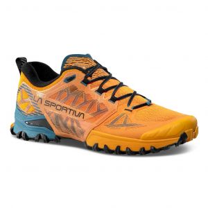 Chaussures La Sportiva Bushido III GORE-TEX orange clair bleu - 47.5