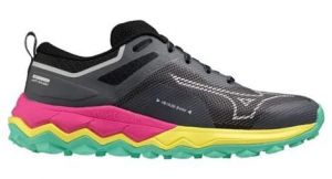 Chaussures de trail running femme mizuno wave ibuki 4 noir multi couleurs