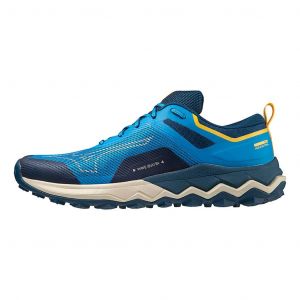 Chaussures Mizuno Wave Ibuki 4 bleu marine bleu clair jaune - 46.5