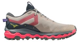 Chaussures de trail running mizuno femme wave mujin 9 gris rose