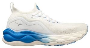 Chaussures de running femme mizuno wave neo ultra blanc bleu