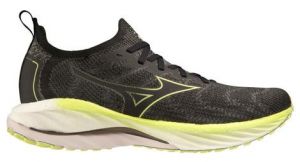 Chaussures de running mizuno wave neo wind noir jaune