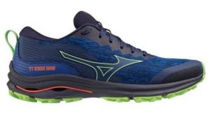 Chaussures de trail running mizuno wave rider tt bleu vert