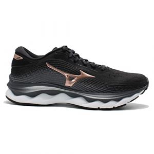 Mizuno Wave Sky 5 Chaussure de Course sur Route pour Femme Noir 37 EU