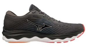 Chaussures de running mizuno wave sky 6 gris rouge