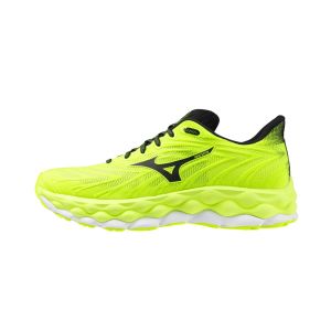 Baskets Mizuno Wave Sky 8 Fluor Jaune Noir AW24