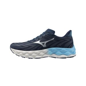 Chaussures Mizuno Wave Sky 8 Bleu Marine AW24