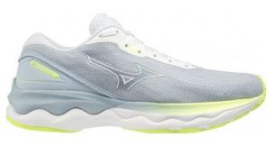 Chaussures de running femme mizuno wave skyrise 3 gris jaune