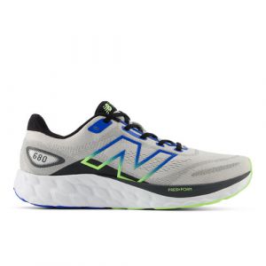 New Balance Homme Fresh Foam 680 v8 en Gris/Bleu/Vert/Noir