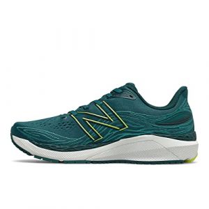 New Balance Fresh Foam X 860 V12 Running Shoe - Mountain Teal/Sulphur Yellow - 9.5 - Regular