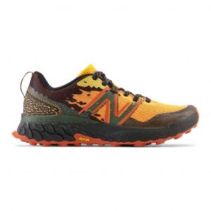 Chaussures New Balance Fresh Foam X Hierro v7 orange marron noir - 44.5