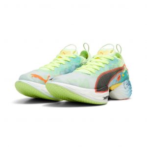 Chaussures Puma FAST-R NITRO Elite 2 Marathon Série vert bleu orange femme - 42