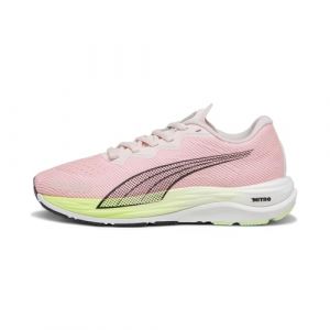 PUMA Chaussures de course Velocity Nitro 2 pour femme - Rose givré - Speed Green - Pointure 40