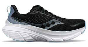 Chaussures running saucony guide 17 noir blanc femme