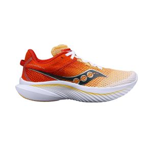 Baskets Saucony Kinvara 14 Jaune Rouge SS24 Femme