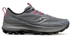 Chaussures de trail femme saucony peregrine 13 gtx gris noir