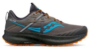 Chaussures de trail saucony ride 15 tr marron noir bleu