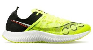 Chaussures de running femme saucony sinister jaune noir