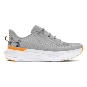 Chaussures Under Armour Infinite Pro Fire & Ice gris orange femme - 40.5