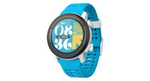 Montre gps coros pace 3 bracelet silicone bleu edition limitee valencia