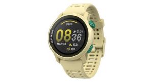 Montre gps coros pace 3 retro bracelet silicone jaune mist