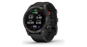 Montre de sport garmin epix sapphire titane noir