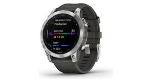 Montre de sport garmin fenix 7 argent   noir