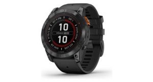 Montre de sport garmin fenix 7x pro solar edition gris slate noir