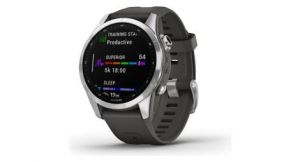 Montre de sport garmin fenix 7s argent   gris fonce