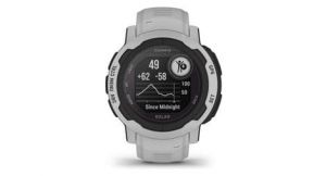 Montre connectee   garmin   instinct 2 solar   mist gray