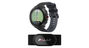 Montre gps polar grit x2 pro noir night   ceinture cardiaque h10