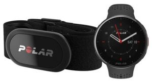 Montre gps polar pacer pro gris carbon   ceinture cardiaque h10