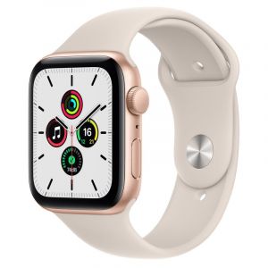 Apple Watch SE 2021 GPS 44mm Aluminio Dorado con Correa Deportiva Beige