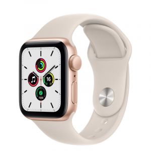 Apple Watch SE 2021 GPS 40mm Aluminio Dorado con Correa Deportiva Beige