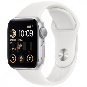 Apple Watch SE OLED 40 mm Argent GPS (satellite)