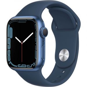 Apple Watch Series 7 GPS 41mm Aluminio Azul con Correa Deportiva Azul