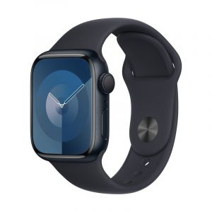 Apple Watch Series 9 41 mm Numérique 352 x 430 pixels Écran tactile Noir Wifi GPS (satellite)