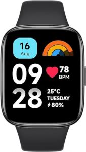 Xiaomi Montre connectée Redmi Watch 3 Active avec du Bracelet Noir