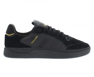 adidas Tyshawn Low Shoes - Core Black/Core Black/Gold Metallic - 13.0