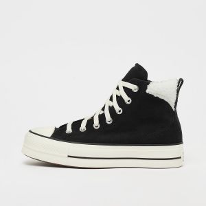 Chuck Taylor All Star Puff Lift Cozy Platform black/egret, Converse, Converse Chuck Taylor, en noir, taille: 36