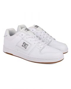 DC Shoes Manteca - Chaussures en Cuir - Homme - 40.5 - Blanc.