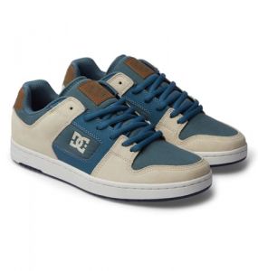 DC Shoes Manteca - Chaussures en Cuir - Homme - 43 - Gris.