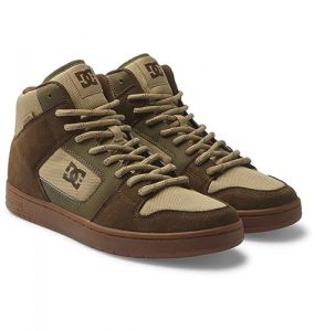 DC Shoes Manteca 4 Hi WR - Chaussures Montantes en Cuir - Homme - 39 - Marron.