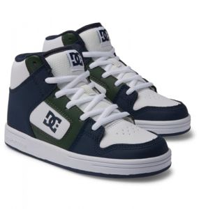 DC Shoes Manteca 4 Hi - Chaussures Montantes en Cuir - Enfant - 29 - Blanc.