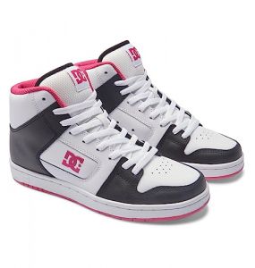 DC Shoes Manteca 4 Hi - Chaussures Montantes en Cuir - Femme - 36 - Noir.