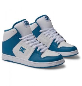 DC Shoes Manteca 4 Hi - Chaussures Montantes en Cuir - Femme - 40 - Bleu.