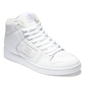 DC Shoes Manteca 4 Hi - Chaussures Montantes - Homme - 45 - Blanc.